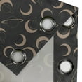 thumbnail image 4 of Ambesonne Grommet Curtain, , 50"x108", Pale Taupe and Dark Grey, 4 of 5