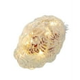 thumbnail image 6 of Kurt Adler Pre-lit Hanging Glass Ornament, Warm White LED's, Santa Head, 6 of 8