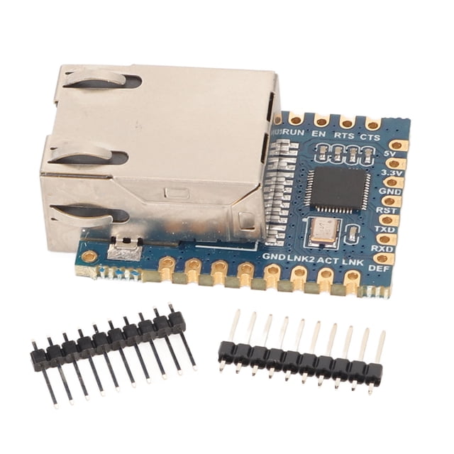 TTL UART to Ethernet Mini Module Support ETHERNET IP TCP UDP HTTP ARP LCMP DHCP DNS Highly Integrated Ethernet Module