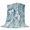 Navy, Azure, Sky Blue, White, variant on Throw Blanket Summer Palm Tree on Gray,Warm Soft Lightweight Flannel Fleece Blankets Beach Plant Linen Texture,Microfiber Throws for Bed Sofa Couch Camping All Seasons Use 30x40In