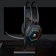 thumbnail image 1 of Auriculares para juegos con cable G70 con micrófono Auriculares supraaurales USB para PC Computadora portátil Plataformas múltiples para Negro Yotijar Auriculares para juegos con cable, 1 of 8