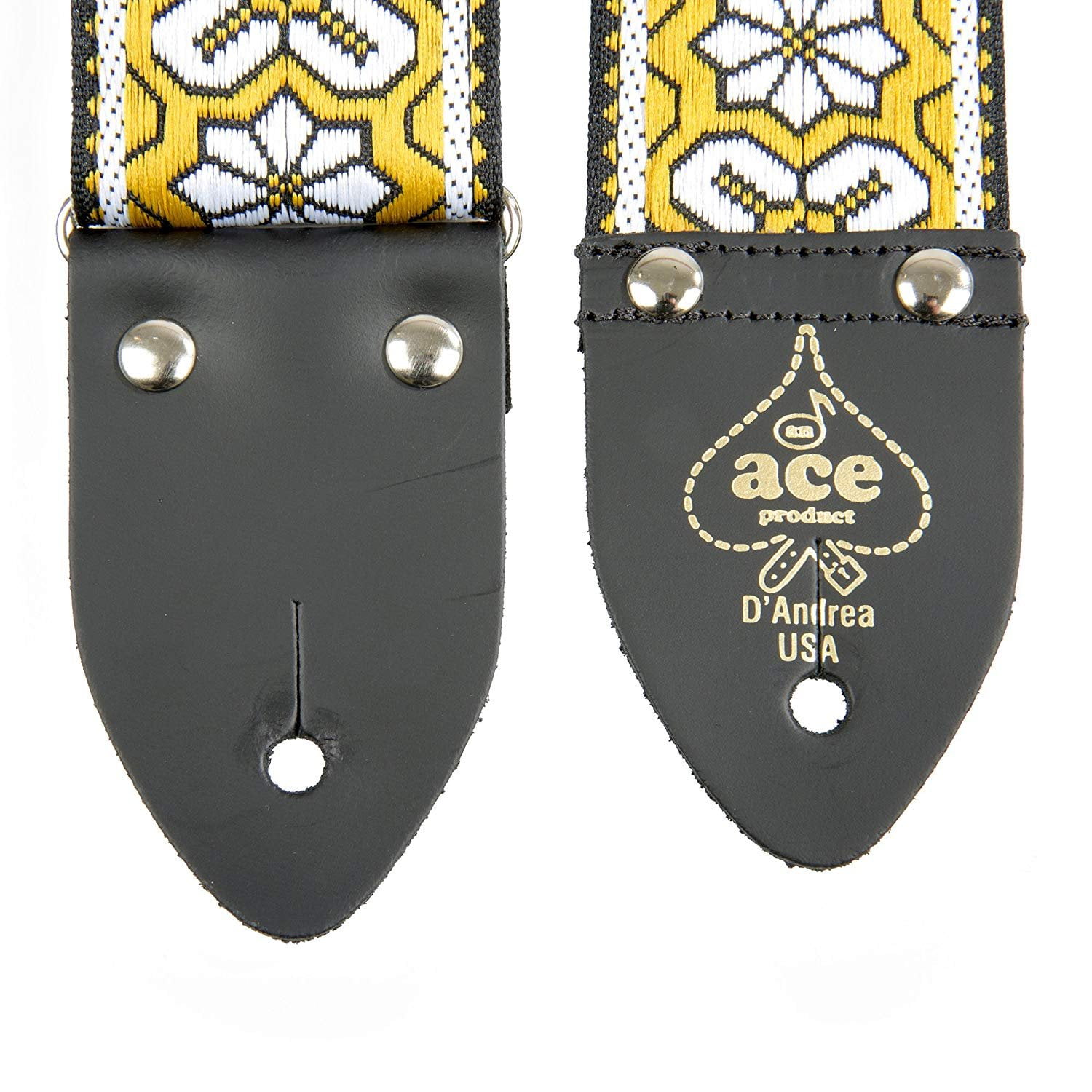 Ace Vintage Reissue Greenwich Guitar Strap by D'Andrea