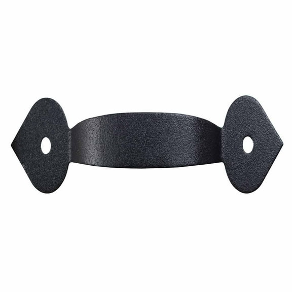 Cabinet Pull Black Wrought Iron Heart 3.375" Boring | Renovator's Supply