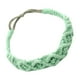 thumbnail image 3 of Diadema tejida para mujer, boho elástica, talla inconfundible, banda para el cabello de moda casual, accesorios para el cabello para ejercicio de , , verde, 3 of 8