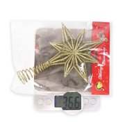Stable Metal Stars Tree Toppers With Reflective Fronts Perfect For Traditional Modern Holiday Themes