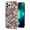 Pink Scales, variant on Nalacover for iPhone 14 Pro Slim Case, Fish Scale Marble Pattern Soft TPU Shockproof Lens Protection Cover for Women Girls, Compatible with MagSafe Wireless Charging Case,Purple Floral