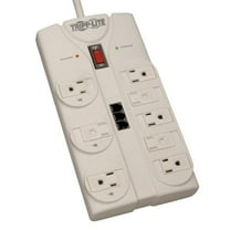 8 OUTLET SURGE PROTECTOR TAA 8 FT CORD 2160 JOULES TEL/RJ11/FAX