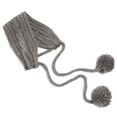 thumbnail image 1 of Winter Knitted Earmuffs Headband Solid Color Pompom 2 In 1 Scarf Earflap Warmer, 1 of 3
