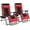 Red, variant on Arlopu Oversized Padded Zero Gravity Chair Set of 2, Outdoor Lounge Chair, Folding Patio Reclining Chair with Side Tray