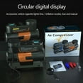 thumbnail image 2 of Car Tire Inflator Compressor Tire Inflator, 12V Portable Compressor, Automobile Tire Pump with Led Lights, Automobile Tires, Bicycles and Other Inflation Pumpscar Tire Pump, 2 of 9