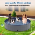 thumbnail image 2 of Piscina plegable para perros Niubya, bañera plegable de 203 x 30 cm, 2 of 7