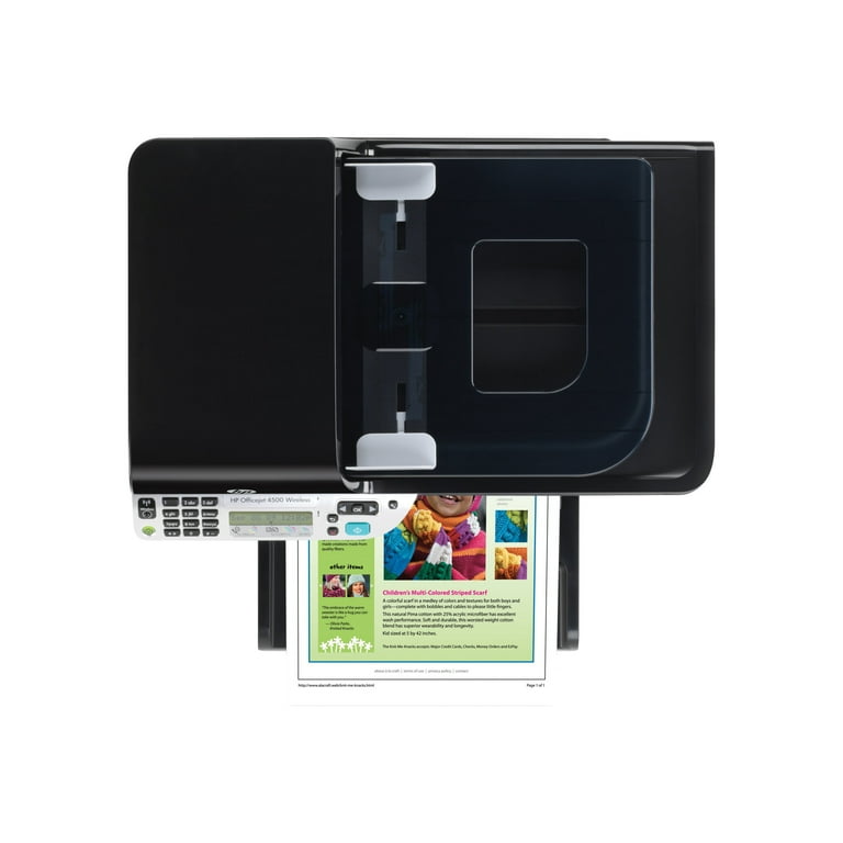 HP Officejet 4500 Wireless All-in-One Multifunction - color - ink-jet - 8.5 in x 14 in (original) - Legal (media) - up to 28 ppm (copying) - up