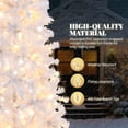 thumbnail image 5 of VINGLI 6 ft Pre Lit Pencil White Christmas Tree, Skinny Xmas Tree w/400 Tips & 210 LED Lights, Realistic Slim Christmas Tree Holiday Decoration for Home, Office & Party, 5 of 7