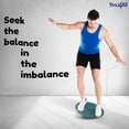 thumbnail image 3 of Yes4All Wobble Balance Board, 16 in Surface, for Exercise Balance Trainer - Midnight Green, 3 of 8