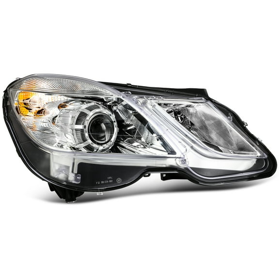 ECCPP Headlight Assembly Fit 2010-2013 for Mercedes Benz W212 E350 E550 Right Headlamp Chrome Housing MB2503182(Bulbs Not Included)