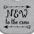 thumbnail image 4 of Inktastic Baby New to the Crew Arrows Boys or Girls Baby Bib, 4 of 4