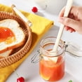 thumbnail image 4 of Silicone Jar Spatula for Scraping Spreading Long Handle Rubber Scraper for Jars Bottles Heat Resistant BPA Free Silicone Utensil for Home Kitchen Bakery, 4 of 8