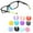 Dark Blue, variant on Eyeglass Nose Pads, 10 Assorted Colors, 10 Pairs - 10 Pairs Eyeglasses Nose Pads Anti Nose Pads Silicone Nose Pads Glasses Nose Pads, Easter Mother'S Day Gift Makeup Organizers