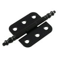 thumbnail image 5 of 4Pcs Antique Crown Head Hinges 6 Holes Jewelry Gift Box Cabinet Decoration Hinges Black, 5 of 8
