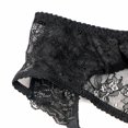 thumbnail image 3 of Varsbaby Bra Adjustable Strap Unpadded Cute Triangle Lace Bra Set and Garter and Stocking, 3 of 5