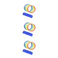 thumbnail image 1 of Redempat 1/2/3/5 10Pc Kindergarten Teaching Aid Sport Hopscotch Ring Game Fun Jumping 38cm One Size 3PCS, 1 of 1