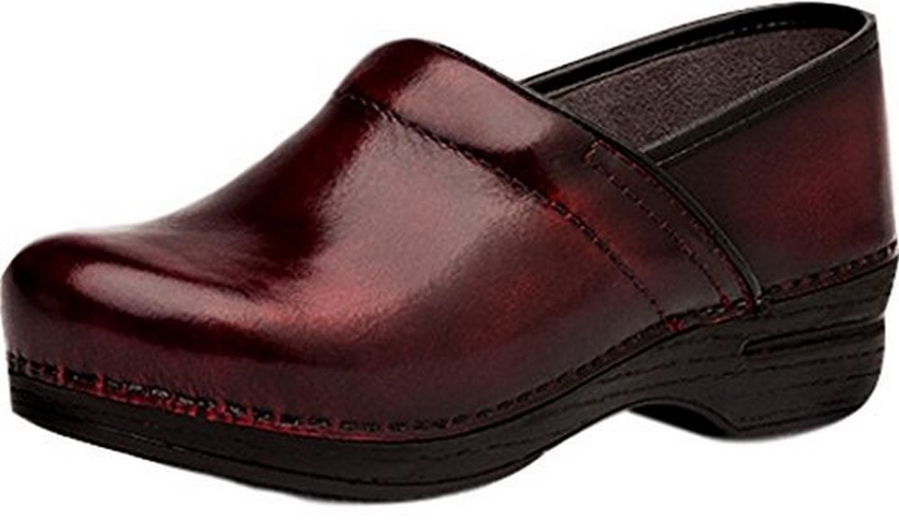 dansko clogs burgundy