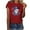 Red#1, variant on Fartey Women's 4th of July Shirt Cute Gnome Graphic Tees Independence Day Patriotic Tops American Flag Crew Neck T Shirts Loose Casual Summer Short Sleeve Blouses Army Green XXL
