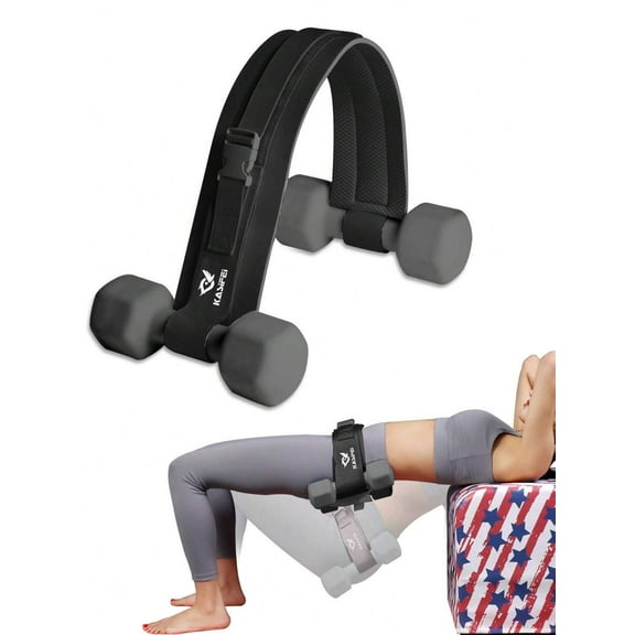 kasifei 1pc Pink 10cm Wide Hip Resistance Band - Hip Pad for Glute Bridge, Butt Exercise, Dumbbell & Kettlebell Workout, Bow Step & Reverse Squat Training