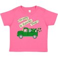 thumbnail image 3 of Inktastic Hoppy St. Patrick's Day Green Bunny Truck Boys or Girls Toddler T-Shirt, 3 of 5