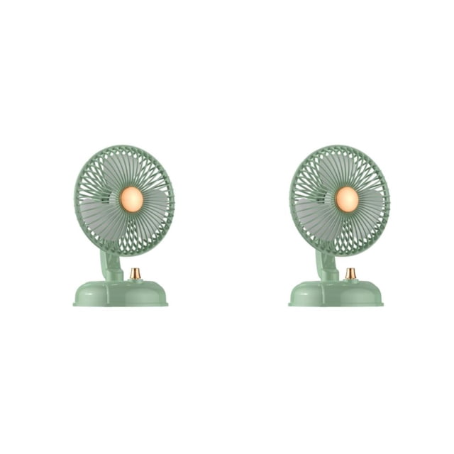Ounissouiy Ventilador de carga portátil recargable, ventilador de con cabezal oscilante, aire acondicionado, ventiladores de refrigeración, Type3 NO3