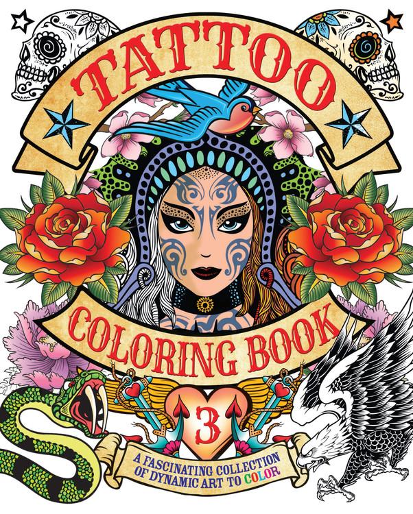 Chartwell Coloring Books: Tattoo Coloring Book 3: A Fascinating ...