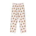 thumbnail image 4 of Xecao Squirrel And Rose Men's Straight Lounge Pajama Pants: The Ultimate in Comfortable Sleepwear, 4 of 9