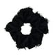 thumbnail image 4 of Cintas para el pelo Scrunchies Kitsch Brunch, lino negro deshilachado, sin arrugas, 4 of 7