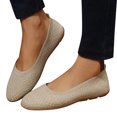 thumbnail image 3 of Sngxgn Women's Ballet Flats for Shoes Slip on Casual Flats Shoes(Beige,38), 3 of 8