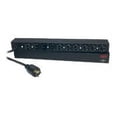 thumbnail image 2 of APC Basic Rack-Mount PDU Rack) - Multiprise (Montable en - AC 120 V - 1,8 kW - Entrée: NEMA 5-15 - Connecteurs de Sortie: 10 (NEMA 5-15) - 1U - 19 Pouces - Cordon de 12 Pieds - Noir - pour P/N: SMX1000C, SMX1500RM2UC, SMX1500RM2UCNC, SMX750C, SMX750CNC, SRT3LK1UCK, 2 of 3