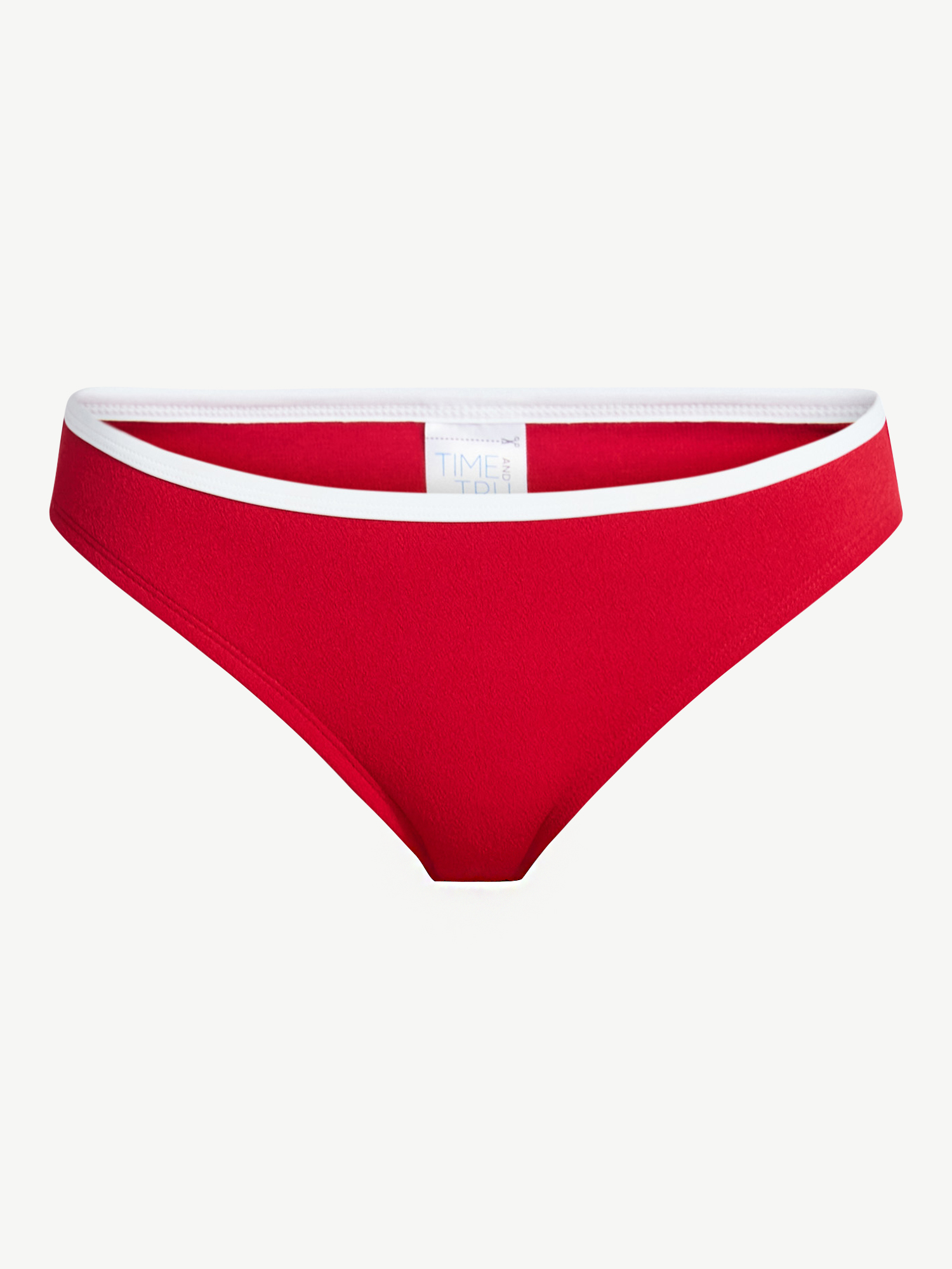 Time and Tru Women's Tropez Binded Bikini Bottoms, Sizes XS-XL