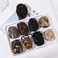 thumbnail image 5 of Fake Claw Clip Hair Accessories Hair Bun Extensions Space Buns Hair Piece Piece Updo Messy Bun 01, 5 of 8