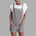 thumbnail image 2 of YOTMKGDO Jumpsuits for Women Women's Jumpsuits Rompers for Women Casual Suspender Shorts Solid Color Overalls with Pockets Pants, Sizes S-XL, 2 of 6