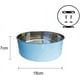 thumbnail image 4 of Cuencos colgantes para perros, cuencos medianos de acero inoxidable para jaulas y cajones, cuencos para comida y agua para perros, azul, 1,7 l, 4 of 5