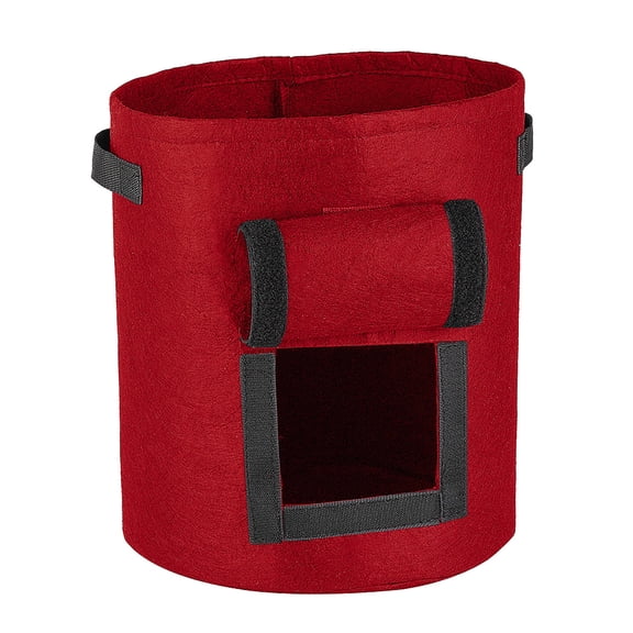 VerPetridure Plant Grow Bag Grow Bag Garden Bag 10 Gallon 33 x 38cm 38 LitrePlant Bags Nonwoven Cloth Pot Gardening Bag Vegetable Potato Planter Bag