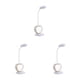 thumbnail image 4 of Lámpara de escritorio Billuyoard LED recargable plástico puerto carga USB ORO BLANCO, 4 of 6
