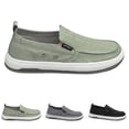 thumbnail image 4 of Men's S𝗅ip On Sneakers Lightweight Casual L𝗈afers Shoes Comfort Flat Shoes Wear-Res𝗂st𝖺𝗇𝗍 Non-S𝗅ip Sport Shoes Fashion Breathable Athlet𝗂c Shoes for Driving Work Dress Walking, 4 of 4