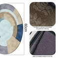 thumbnail image 2 of Tapis Rond pour Chambre à Coucher Salon Bureau Jeu, Tapis de Sol, 2 Pieds x 2 Pieds/60*60cm Rond, 2 of 5