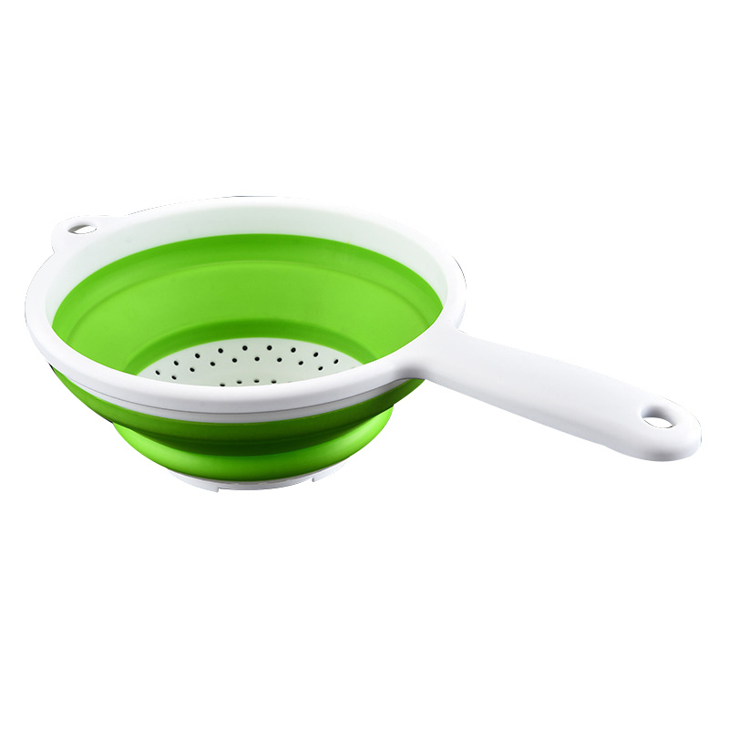 Kitchen Foldable Pasta Strainers Collapsible Colanders with Handles