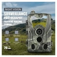 thumbnail image 2 of 2G Trail Wildlife Camera 20MP 1080P Night Vision Cellular Mobile Cameras HC801M Solar Panel Charger , Splash and Dust Resistance, 2 of 7