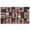 Red Plaid Dog, variant on Rottweiler and Pioneer Flower Door Rugs,Washable Non Slip Door Mats Indoor,Decorative Door Mats,Entry Mat Indoor for Entrance,Bedroom,Kitchen,Bathroom,17"x30"