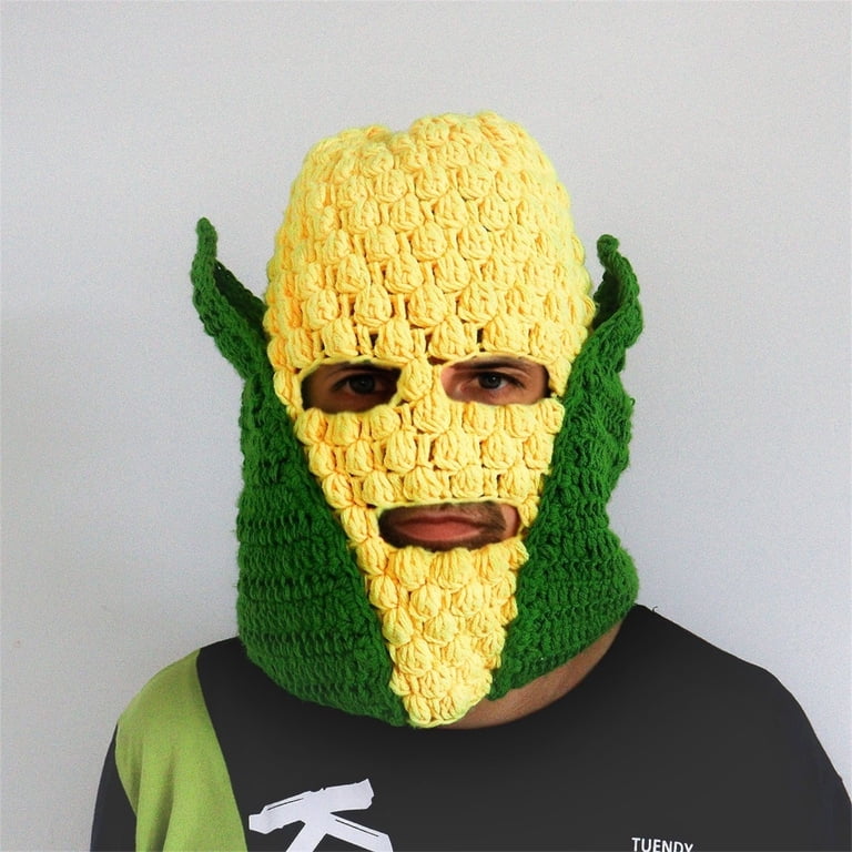 WINDLAND Corn Balaclava Hat for Adult Teens Knitted Headgear 
