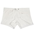thumbnail image 3 of Men's Sexy Swimming Trunks - Elastic Waist, Zipper Pockets, Side Slits - Quick Dry Nylon/Spandex Beach Surf Shorts, 3 of 7