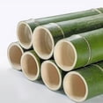 thumbnail image 4 of Colourtree Bamboo 32" W Garment Rack with Hanging Rod ,Storage Shelves and Bag，Yellow, 4 of 4