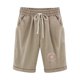 thumbnail image 2 of Puntoco Pantalones cortos de algodón para mujer Pantalones cortos con cordón y estampado de cintura elástica para mujer, 2 of 3